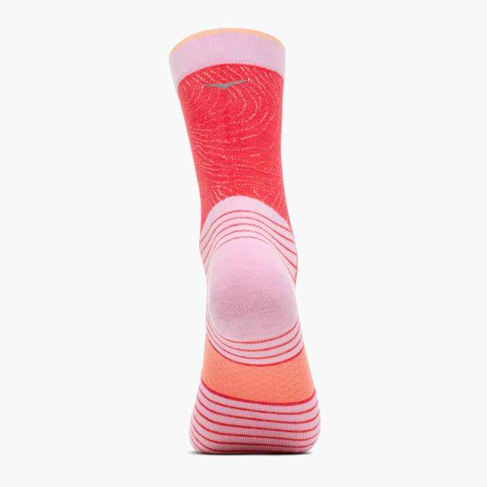 Ponožky HOKA Crew Run Sock 3 páry cerise/papaya/aura 4