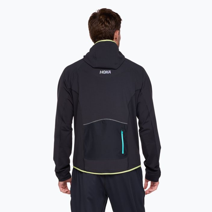 Pánská běžecká mikina HOKA Sky Glow Half Zip black 2