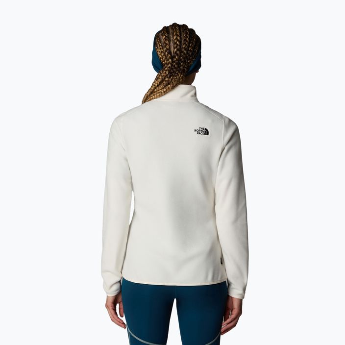 Dámská mikina  The North Face 100 Glacier 1/4 Zip white dune/npf 3