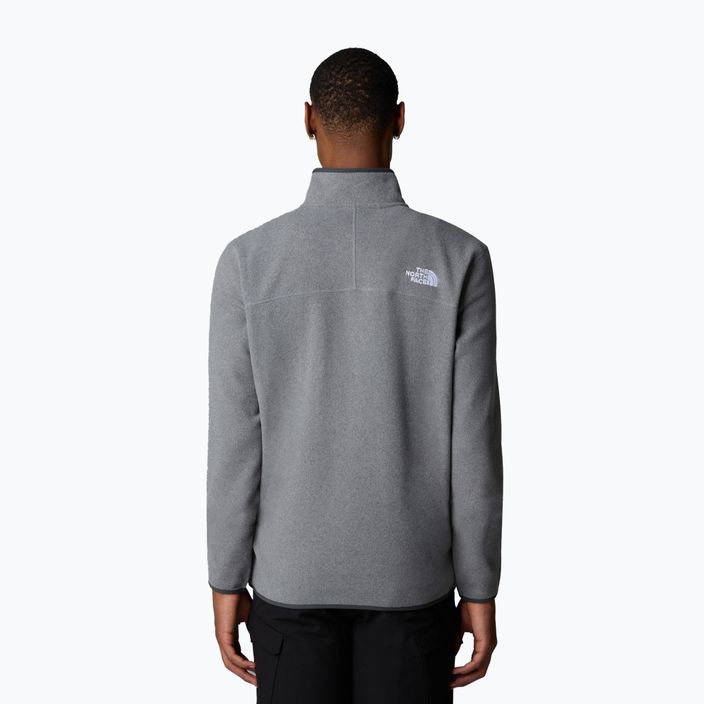 Pánská mikina  The North Face 100 Glacier 1/4 Zip medium grey heather 3