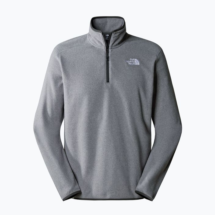 Pánská mikina  The North Face 100 Glacier 1/4 Zip medium grey heather 4