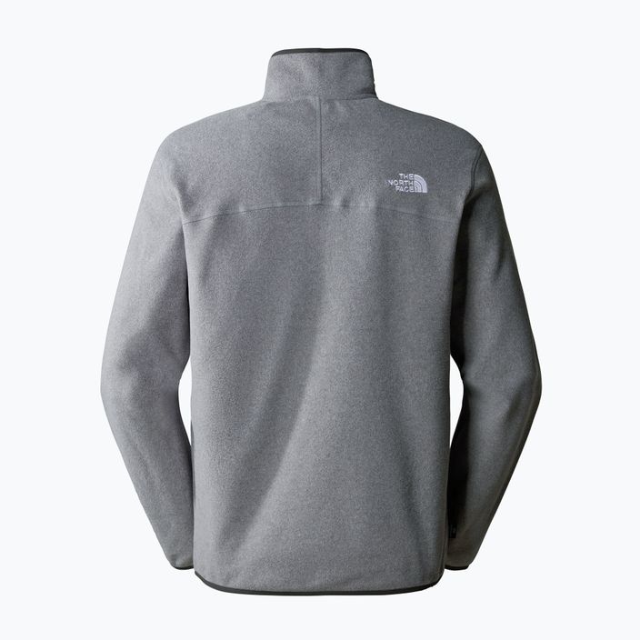 Pánská mikina  The North Face 100 Glacier 1/4 Zip medium grey heather 5