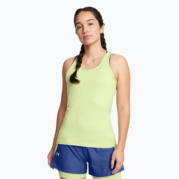 Dámské tréninkové tílko Under Armour HeatGear Armour Racer retro green/white