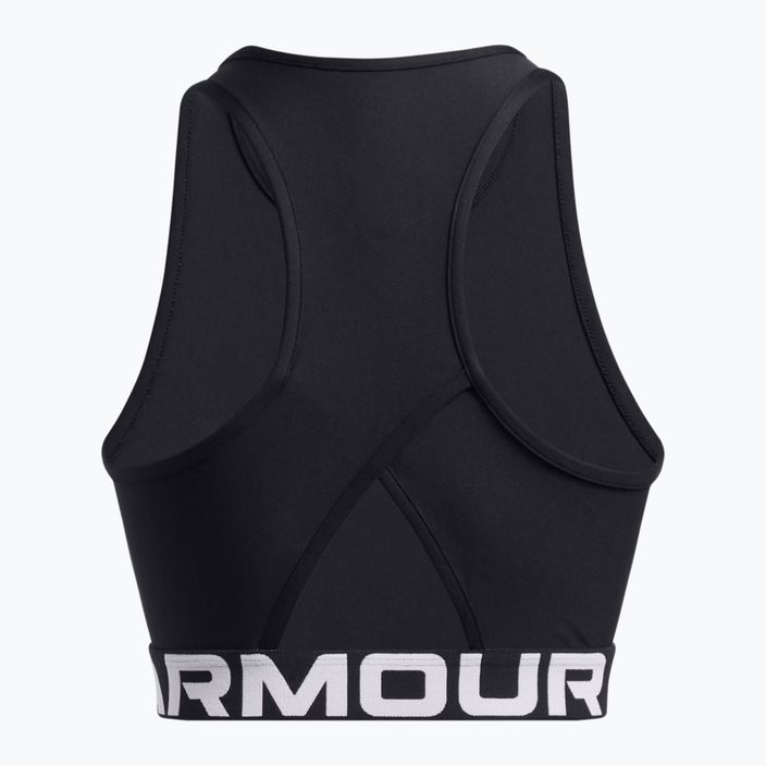 Dámské tréninkové tílko top  Under Armour Heat Gear Rib Tank black/black/white 2