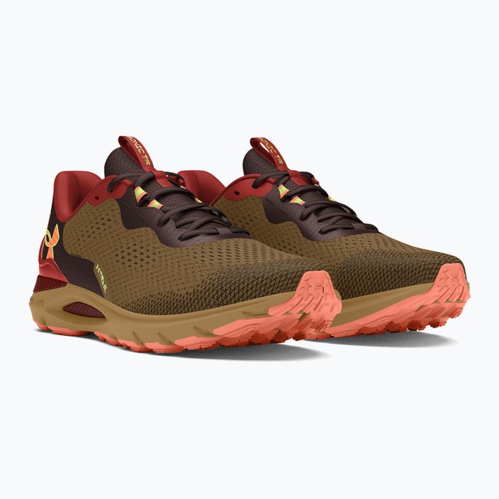 Pánské běžecké boty  Under Armour Sonic Trail coyote/earthen orange/flare orange