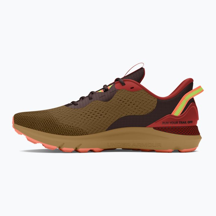 Pánské běžecké boty  Under Armour Sonic Trail coyote/earthen orange/flare orange 3