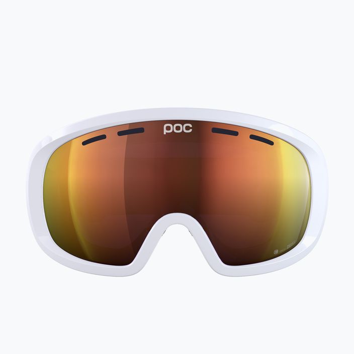 Lyžařské brýle POC Fovea Mid Clarity hydrogen white/spektris orange 7