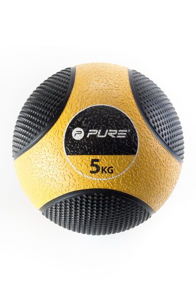 Pure2Improve Medicinský míč 5 kg žlutý 2140