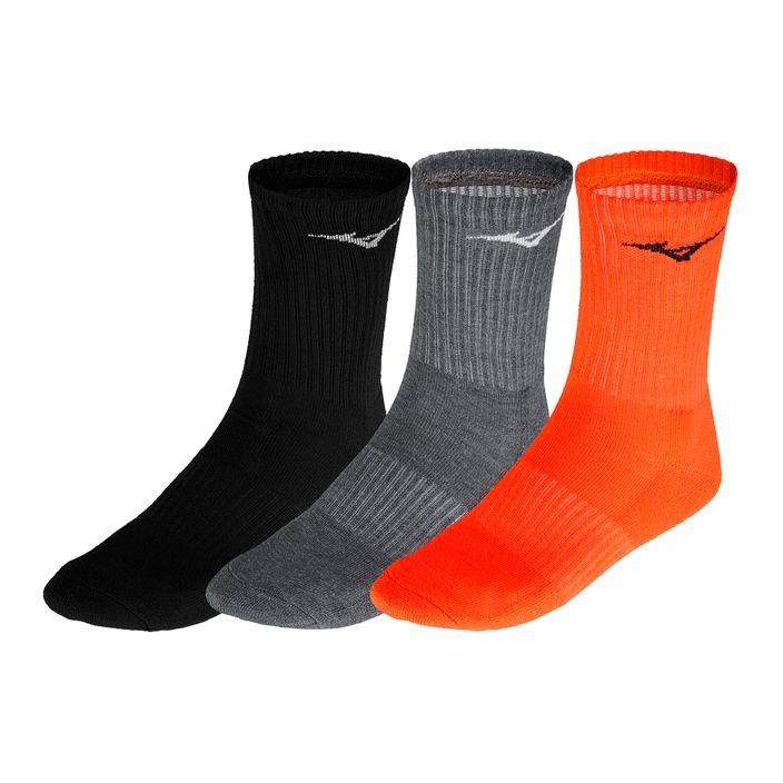 Mizuno Training běžecké ponožky 3 páry Black/Melange/Soleil 32GX2505Z96 2