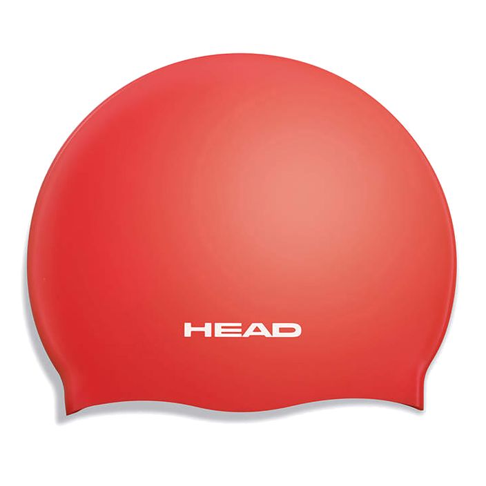 Dětská plavecká čepice HEAD Silicone Flat RD červená 455006 2