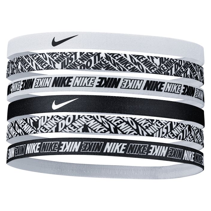 Čelenky Nike s potiskem 6 ks bílé N0002545-176 2