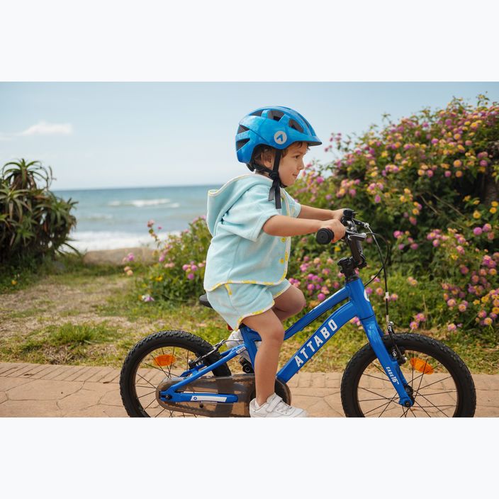 Dětská cyklistická přilba ATTABO K200 modrá 12