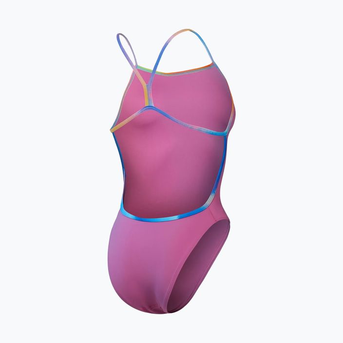 Jednodílné plavky  Speedo Solid Vback kiki pink 2