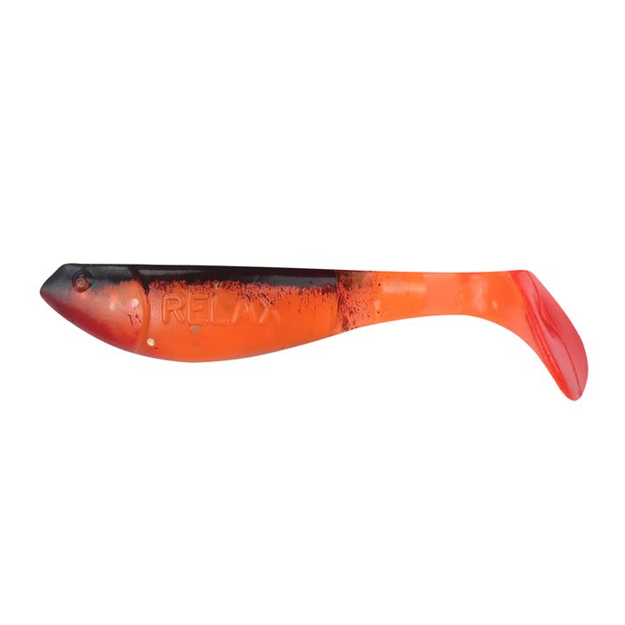 Relaxační gumová nástraha Hoof 2.5 Red Tail transparentní oranžová-hologramová třpytka BLS25-S122R-B 2