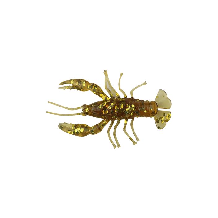 Gumová návnada Relax Crawfish 1 Standard 8 ks. Rootbeer-Gold Glitter CRF1-S 2