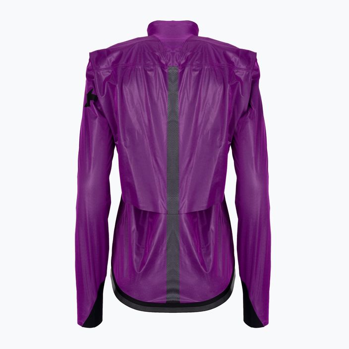 Dámská cyklistická bunda ASSOS Dyora RS Rain purple 12.32.372.4B 2