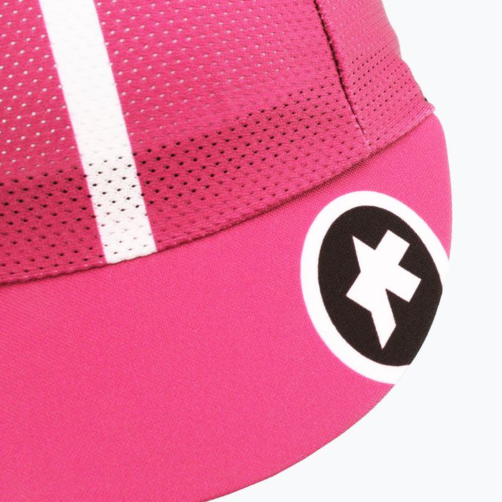 Pánská cyklistická čepice z daszkiem ASSOS Cap růžová P13.70.755.41.OS 6