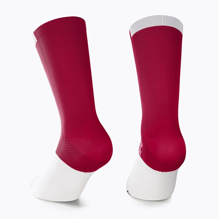 Cyklistické ponožky ASSOS GT C2 červeno-bílý P13.60.700.4M.0 2
