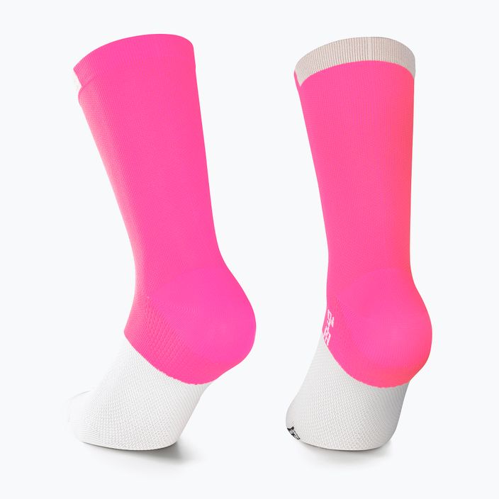 Cyklistické ponožky ASSOS GT C2 růžovo-bílý P13.60.700.41.0 2