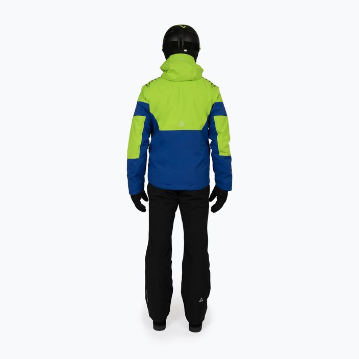 Pánská lyžařská bunda Fischer Semmering světle zelená 3