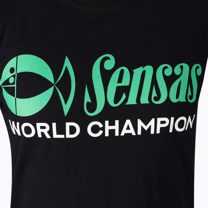 Rybářské tričko Sensas World Champion černé 68003 3