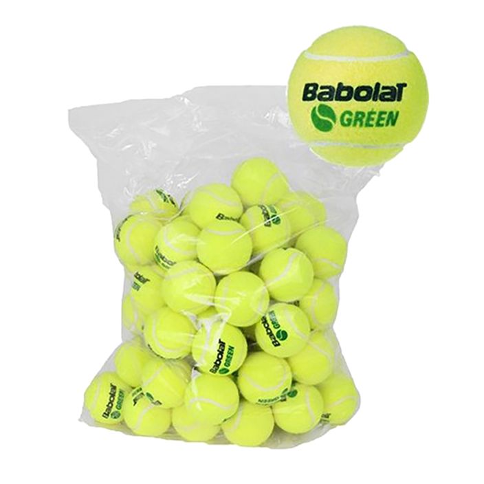 Tenisové míče Babolat Green Bag 72 ks. žluté 2