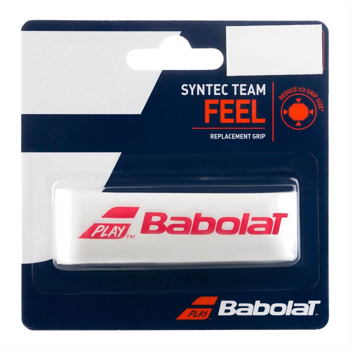 BABOLAT Syntec Team Grip X1 červená a bílá 670065 2