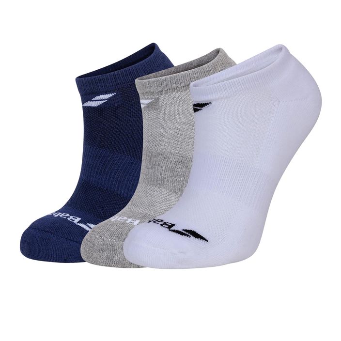 BABOLAT Invisible 3 Pack ponožky bílé/zelené/šedé 5UA1461 2