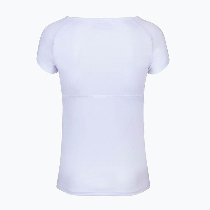 Dámské tenisové tričko Babolat Play Cap Sleeve white/white 2