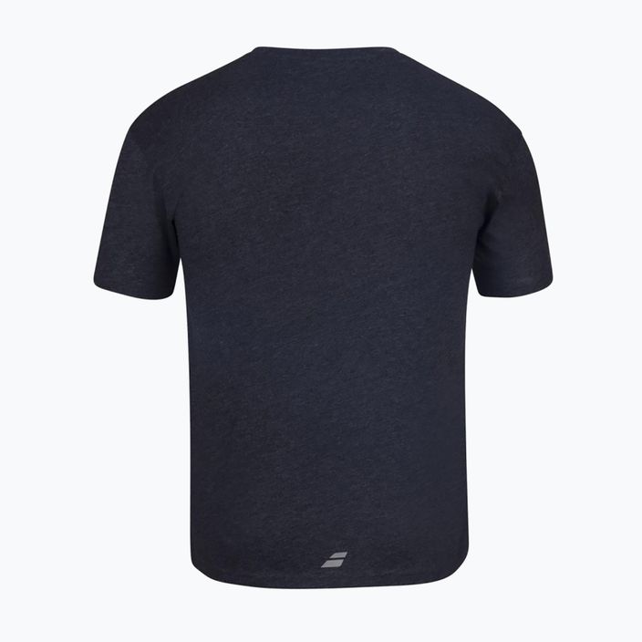 Pánské tenisové tričko Babolat Exercise black heather 2