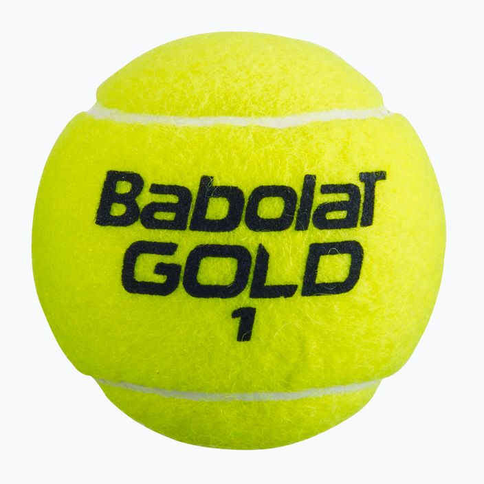 Tenisové míče BABOLAT Karton Gold Championship (18X4) žlutá 502082 3