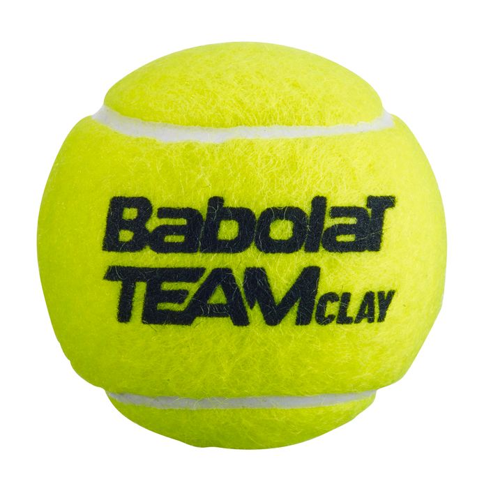 Sada tenisových míčků 4 ks. BABOLAT Team Clay 4 žlutá 502080 3