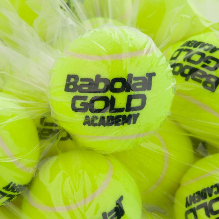 Tenisové míče Babolat Gold Academy Box X72 žlutá 514008 3