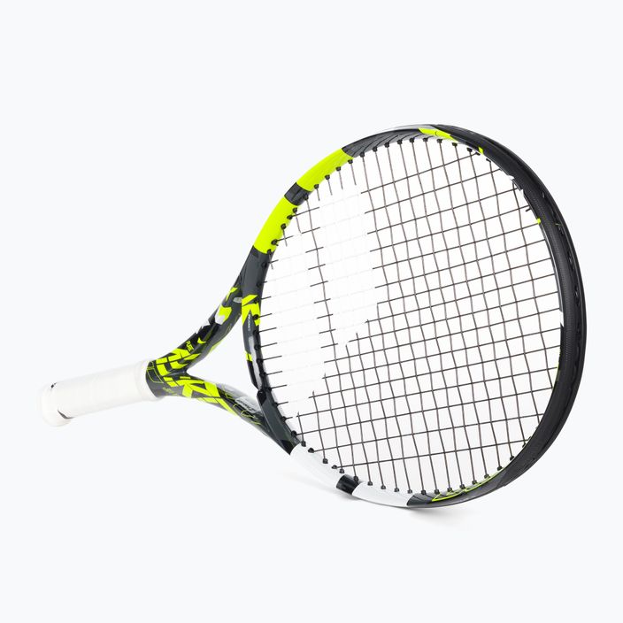 Dětská tenisová raketa Babolat Pure Aero Junior 26 šedo-žlutá 140465 2