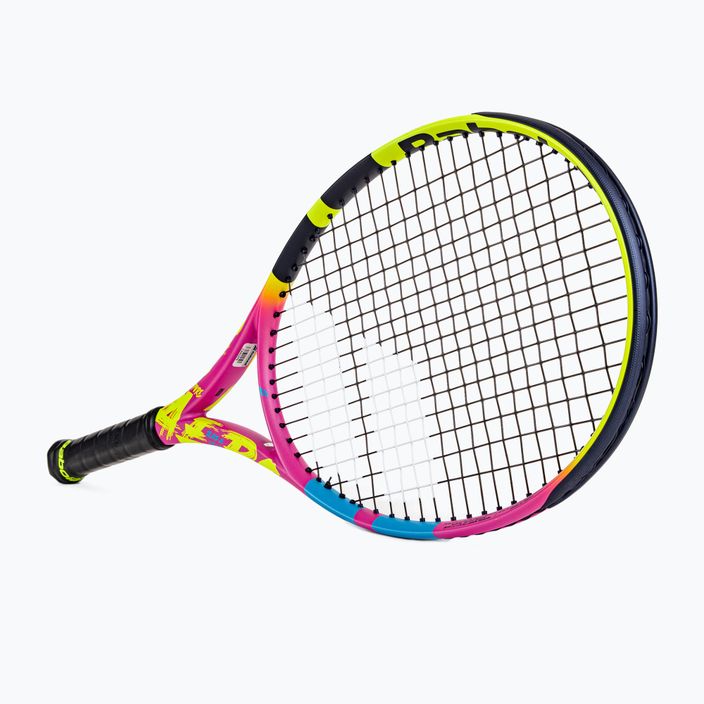 Dětská tenisová raketa Babolat Pure Aero Rafa 2gen žluto-růžová 140469 2
