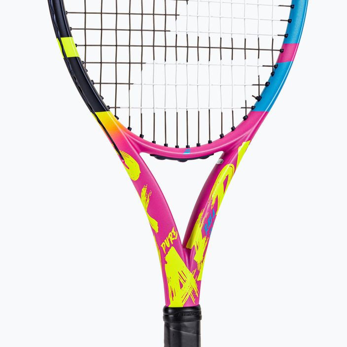 Dětská tenisová raketa Babolat Pure Aero Rafa 2gen žluto-růžová 140469 4