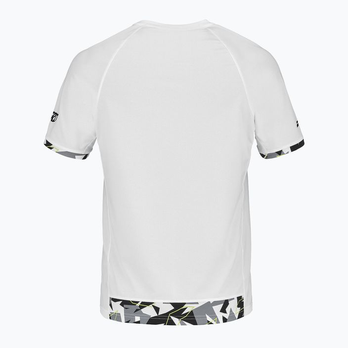 Pánské tenisové tričko Babolat Aero Crew Neck White 2MS23011Y 2