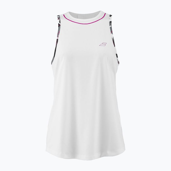 Dámské tenisové tričko Babolat Aero white 2WS23072Y