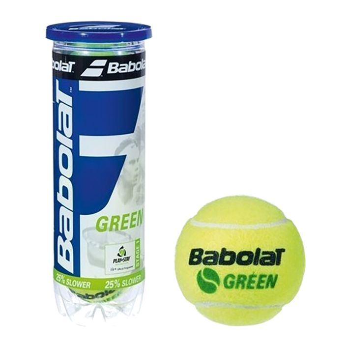Tenisové míčky Babolat Green 3 ks green 2