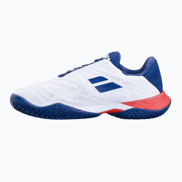 Pánské tenisové boty  Babolat Propulse Fury 3 Clay white/estate blue 10