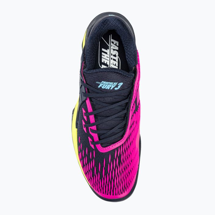 Pánské tenisové boty  Babolat Propulse Fury 3 Clay dark blue/pink aero 5