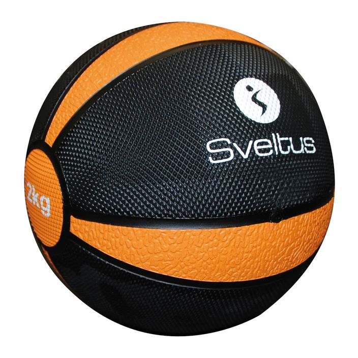 Sveltus Medicine Ball 2 kg černý/oranžový 2