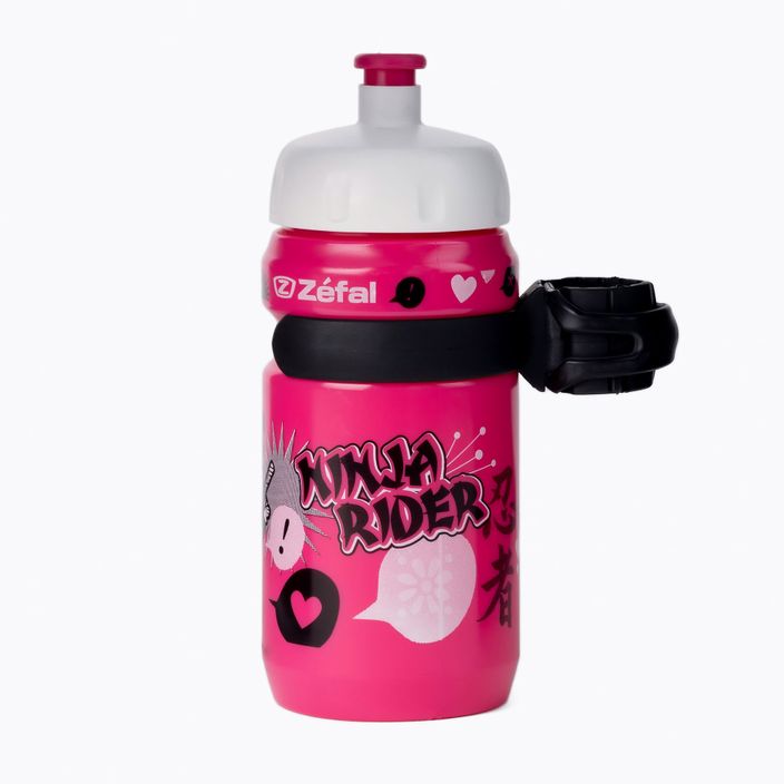 Zefal Set Little Z-Ninja Girl cyklistická láhev na pití s upevňovacím klipem růžová ZF-162I 2