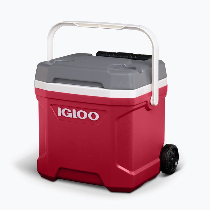 Turistická chladnička Igloo Latitude 16 Qt Roller 15 l industrial red/ meteorite 3