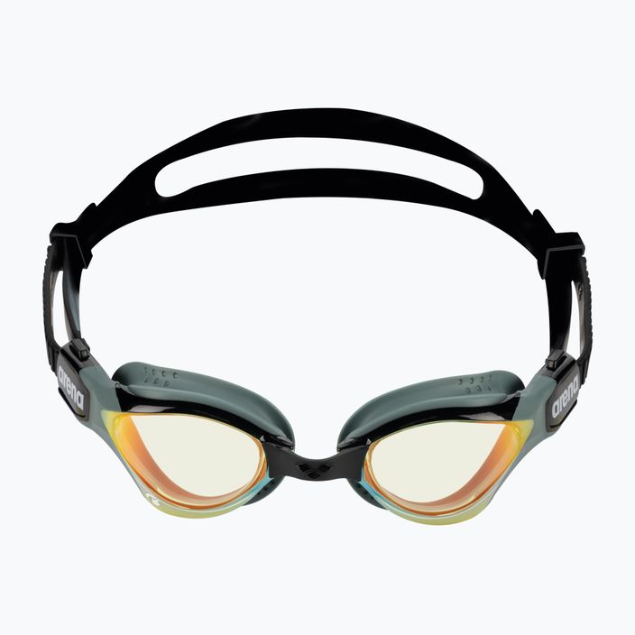 Plavecké brýle Arena Cobra Tri Swipe Mirror yellow copper/army 002508/360 2
