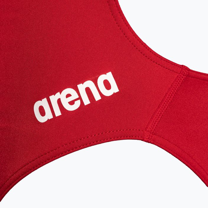 Jednodílné dámské plavky arena Team Challenge Solid červené 004766 3