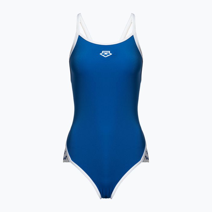 Jednodílné dámské plavky arena Icons Super Fly Back Solid modré 005036