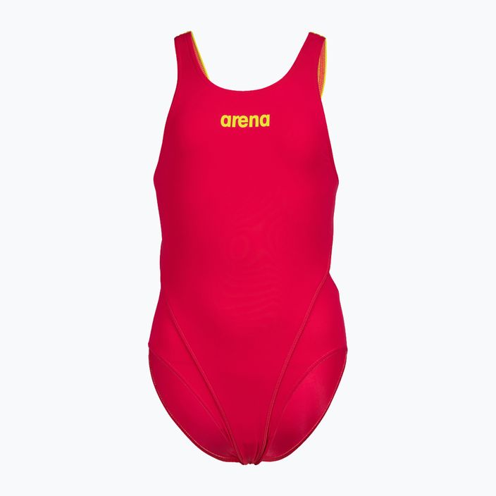 Jednodílné dětské plavky arena Team Swim Tech Solid červené 004764/960 4