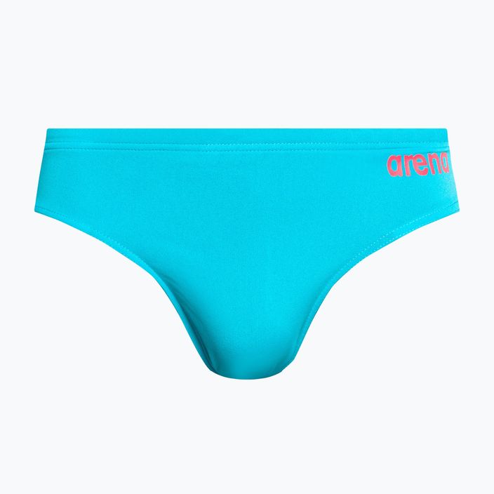 Pánské plavky arena Team Swim Briefs Solid modro-oranžové 004773/840