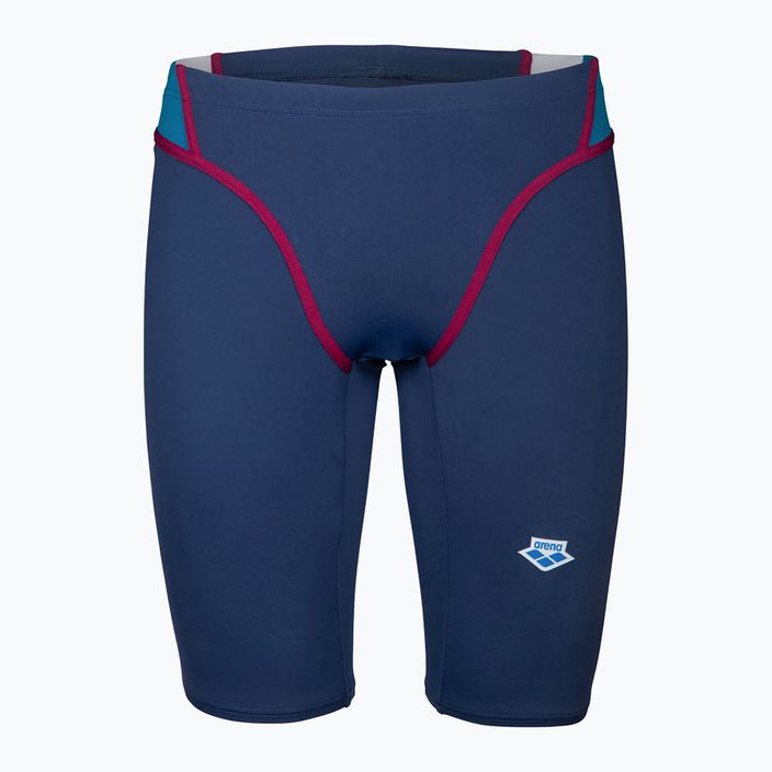 Pánské plavky arena Icons Swim Panel Jammer navy/blue cosmo/white/red fandango